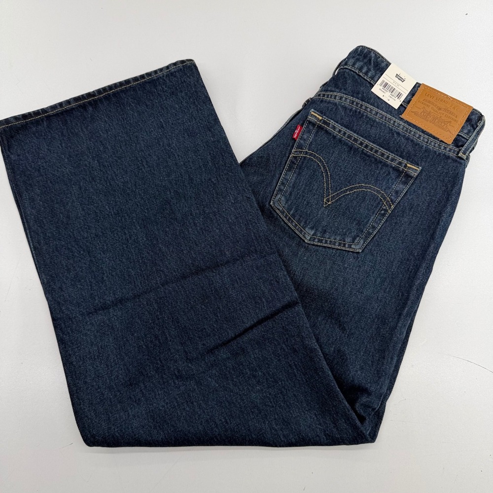 Levis Low Loose Jeans Dark Wash Straight Leg A55660012 Blue 31x30 NEW